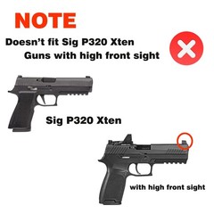 P320 Holster for Sig Sauer P320 Nitron, Sig P320 Tacops, P320 M17, OWB Paddle…