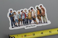 DGK Skateboards Sandlot Baseball Team Clear Z81 Original Skateboarding STICKER