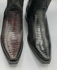 WESTERN COWBOY BOOT TIPS Pair – Silver Engraved Flat Tips w Heel Guards