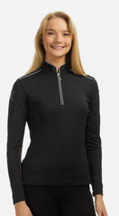 Chestnut Bay Performance Rider Sky Cool Longsleeve Top-L-Black