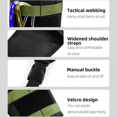 Lightweight Archery Back Arrow Quiver Dual Use Foldable Compact Hip Arrows Bag