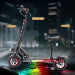 Freeboy Electric Scooter 48v 1200W For Adult 10″Off Road Fat Tires Fast Speed US