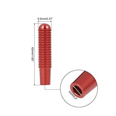 4Pcs Aluminum Alloy Bolt-On Replace Door Lock Knobs Pins for Mercedes-Benz Red