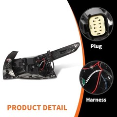 Tail Light Compatible with Trax 2024 2025 Driver Side Rear Tail Lamp with Left