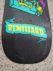 Santa Cruz Tom Remillard Lit AF Reissue Shaped Skateboard Deck Yaia Art