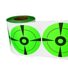 Target Stickers Self Adhesive Targets for Shooting 3″, green