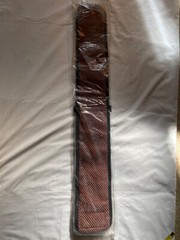 34” Formay brown waffle weave western cinch