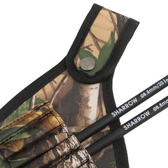 Archery 8 Holes Arrow Quiver Hip Pocket Holder Waist Hanged Crossbow Arrow Hunt
