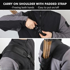 Archery Lightweight Back Arrow Quiver Dual Use Foldable Compact Hip Arrows Ba…