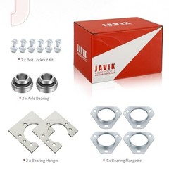 Rear Live Axle Bearing Kit 3-Hole for Go Karts Mini Bikes Trikes ATV Off-Road