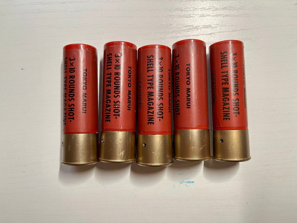 Genuine Tokyo Marui Airsoft 30rds ShotShells Magazine Red