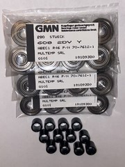 1980’s NOS GMN German Speed Vintage Skateboard Bearings Original WITH SPACERS!