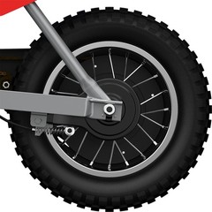 Razor MX350 Dirt Rocket 24V Electric Motorcycle Bike – Red (Open Box)