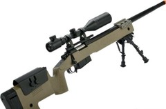 6mm Pro Shop PDI Custom Upgraded USMC M40A5 Bolt Action Airsoft Sniper Rifle