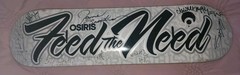 Osiris Feed The Need Signed Skateboard Deck Rare