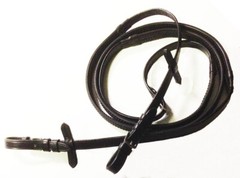 Reins: Soft Touch Rubber, Rubber Lined Leather, Leather Dressage