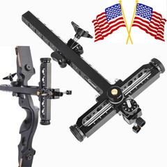9″ Archery Recurve Bow Sight T Shape Aluminum Adjustable Bow Target Shooting US