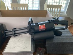 New In Box Classic Army M133 Mini Vulcan Revolving Machine Gun 4-Barrel Airsoft