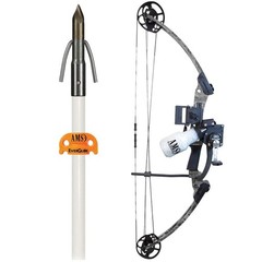 AMS BOWFISHING Hooligan V2 LH Complete Bow Kit (B825-LH) Brand New Left Hand