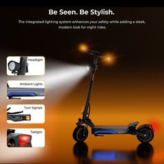 Ausom K20 Pro Foldable Electric Scooter,2*1400W Dual Motor E-Scooter for Adults