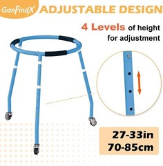 GanFindX Skater Aid for Kids Roller Skating, 33″ Adjustable Roller Skate Trainer
