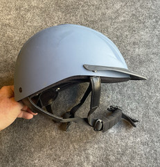 Ovation Deluxe Schooler Riding Helmet Equestrian, Blue, S/M (52-56)