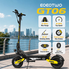 1200W Adult Electric Scooter 48V 13AH 30MPH 25Miles 11»Off-road E-Scooter