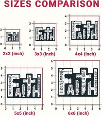 3Pcs Faith Cross Bible Verse Sticker Christian Bible Quotes Stickers Gifts Jesus