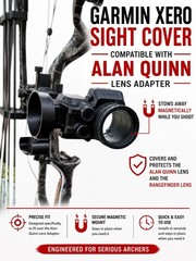 Garmin Xero Sight Cover For The Alan Quinn Magnification Adapter (Black)