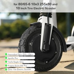 80/65-6 Scooter Tire Replacement, 255×80 10×3 Tire and Tube Set, 10 inch Tire,