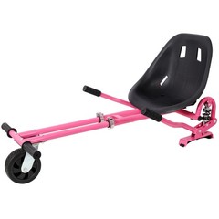 Hoverboard Go-Kart Seat Attachment Fits 6.5″ 8″ 10″ Hoverboards Pink