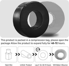 42″ Football Tackle Wheel High-Density Sponge Tackling Ring with Waterproof PU L