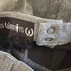 Kerrits Griptek II Full Seat Riding Breeches Grey Black Heathered Medium Pants