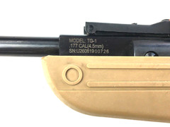 Swiss Arms TG-1 .177 pellet gun break barrel pump w/ scope rings tested 316254