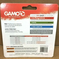 Gamo 632265454 PBA PLATINUM PELLETS .177 CAL. QTY OF 100 – C17