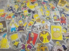 50pcs Simpsons Skateboard Stickers Vinyl Laptop Luggage Decals Dope Sticker Lot
