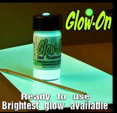 Glow-On ORIGINAL Glow Paint for Firearms Lg 9.2 ml Paint + 7cm x 20cm Glow Film
