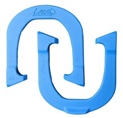 Lasso XL Lightweight Pro Pitching Horseshoes- Blue, One Pair, Made in USA