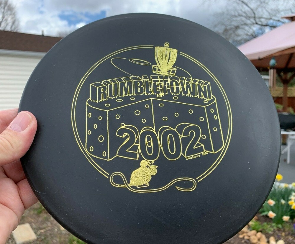 2002 Rumbletown Black & Gold PFN Historic PDGA DX Cobra Disc Golf Innova #1169