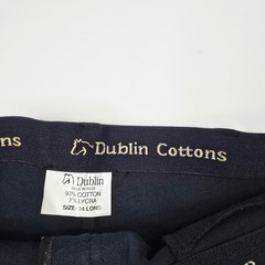 Dublin Classic Equestrian Riding Breeches Pants Women Size 34 Long Black Stirrup