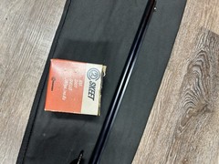 Working!! Crosman Trapmaster 1100 CO2 Powered Air Shotgun .380 Cal Wood W/shells
