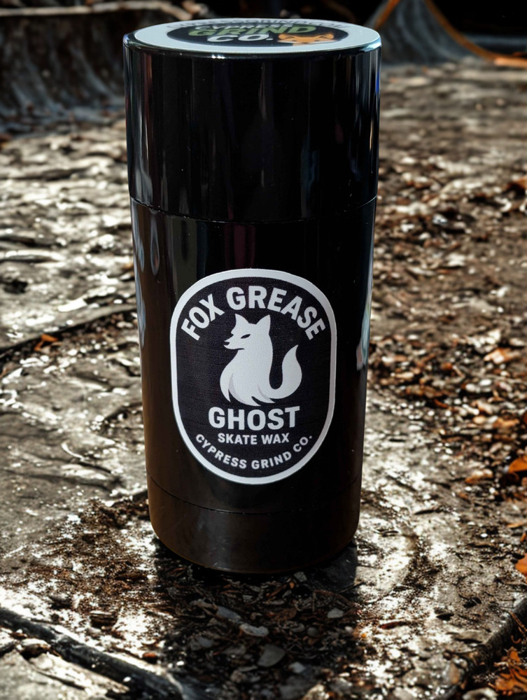 Skateboard Wax – Ghost (Fox Grease) by Cypress Grind Co. 75g Handmade Twist-Up