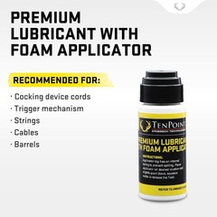 Compact Crossbow Lubricant with Foam Applicator – Trigger & Rail Care