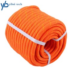 1/2in × 125ft Double Braided Polyester Rope Breaking Strength 8400 Pounds Orange
