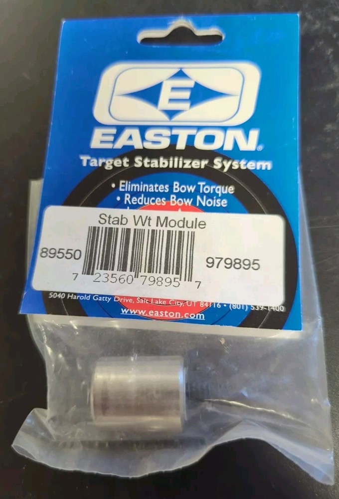 Easton Archery Target Stabilizer Weight Module 1.5oz Silver