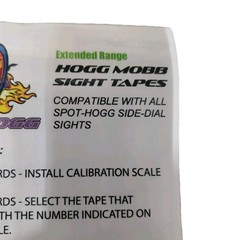 Spot Hogg Archery – Green Extended Range Replacement Sight Tape/Yardage Tapes