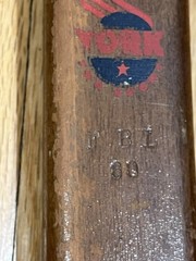 Vintage York Archery F.B.L. Wood Longbow Flatbow 60″ 30# Independence MO LH 1935
