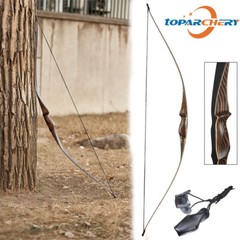 54″ 20-70lbs Archery Handmade Traditional Laminated Long Bow Hunting Target