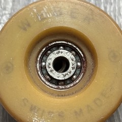 VINTAGE ROLLER SKATE WHEELS WEBER SWISS MADE W/ JAPAN NTN 627Z Set Of 5