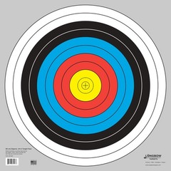 NWT Longbow 60cm 24in Bullseye Archery & Gun Targets 10 Ring 100 Pack
